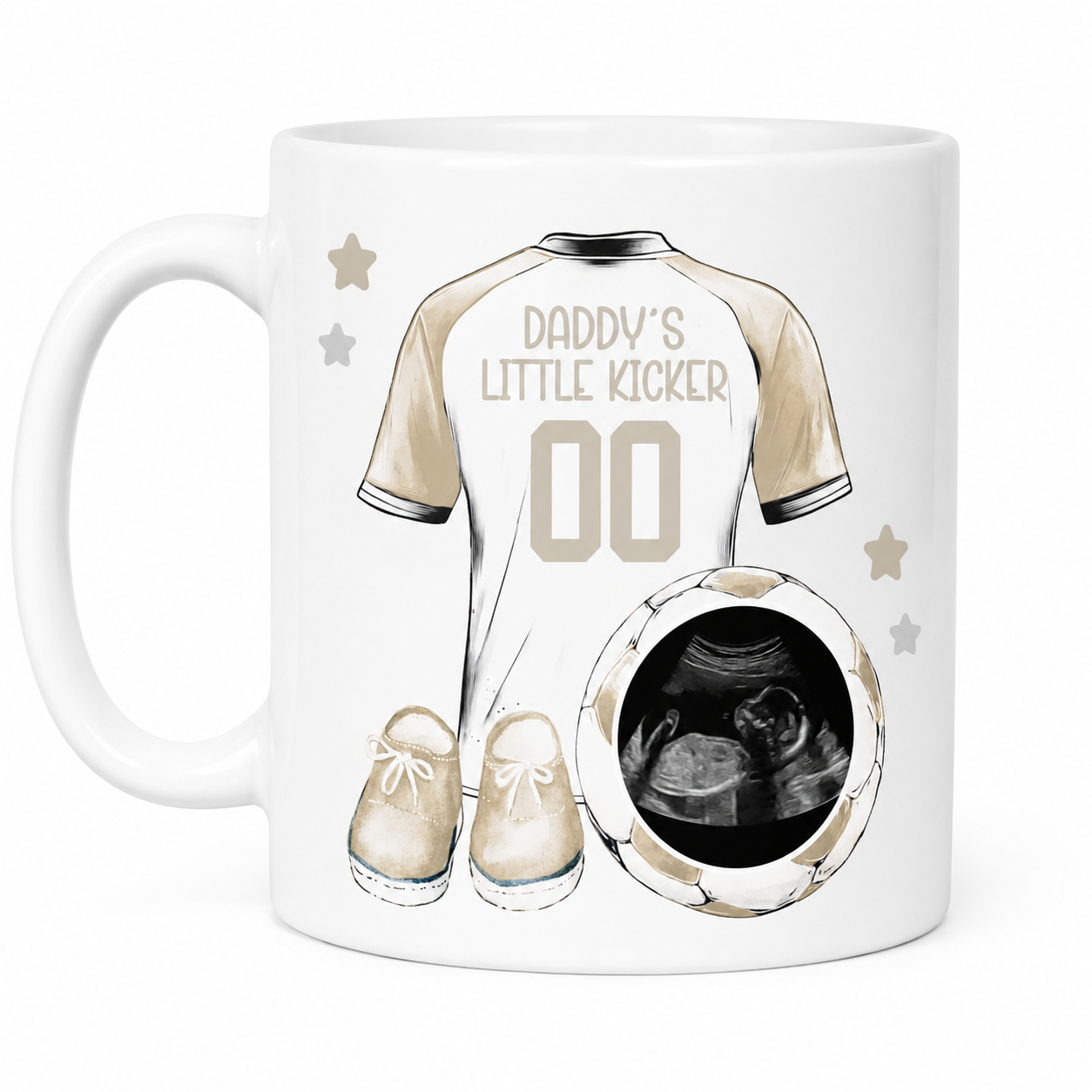 Personalised Daddy’s Little Kicker Mug