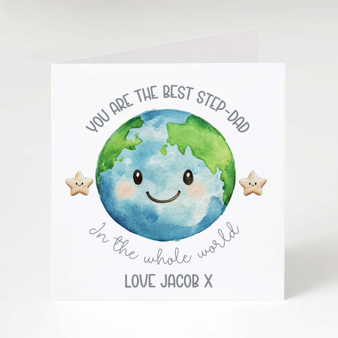 Personalised "best in the whole world" Father’s Day Card