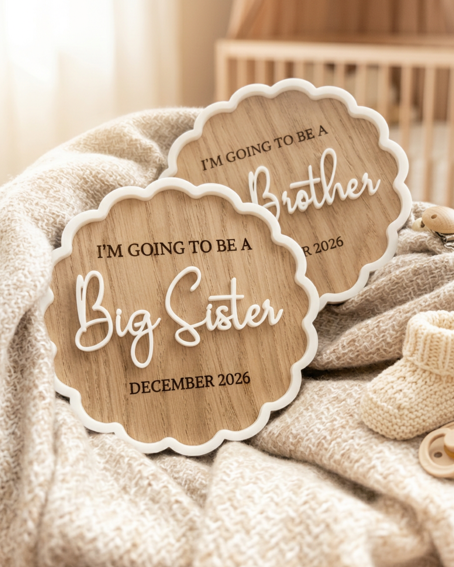 Big Brother or Big Sister Pregnancy Announcement Sign