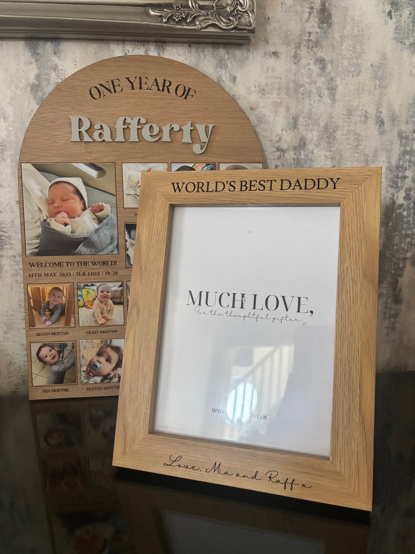 Personalised Engraved Father’s Day Photo Frame | 8x6 Photo