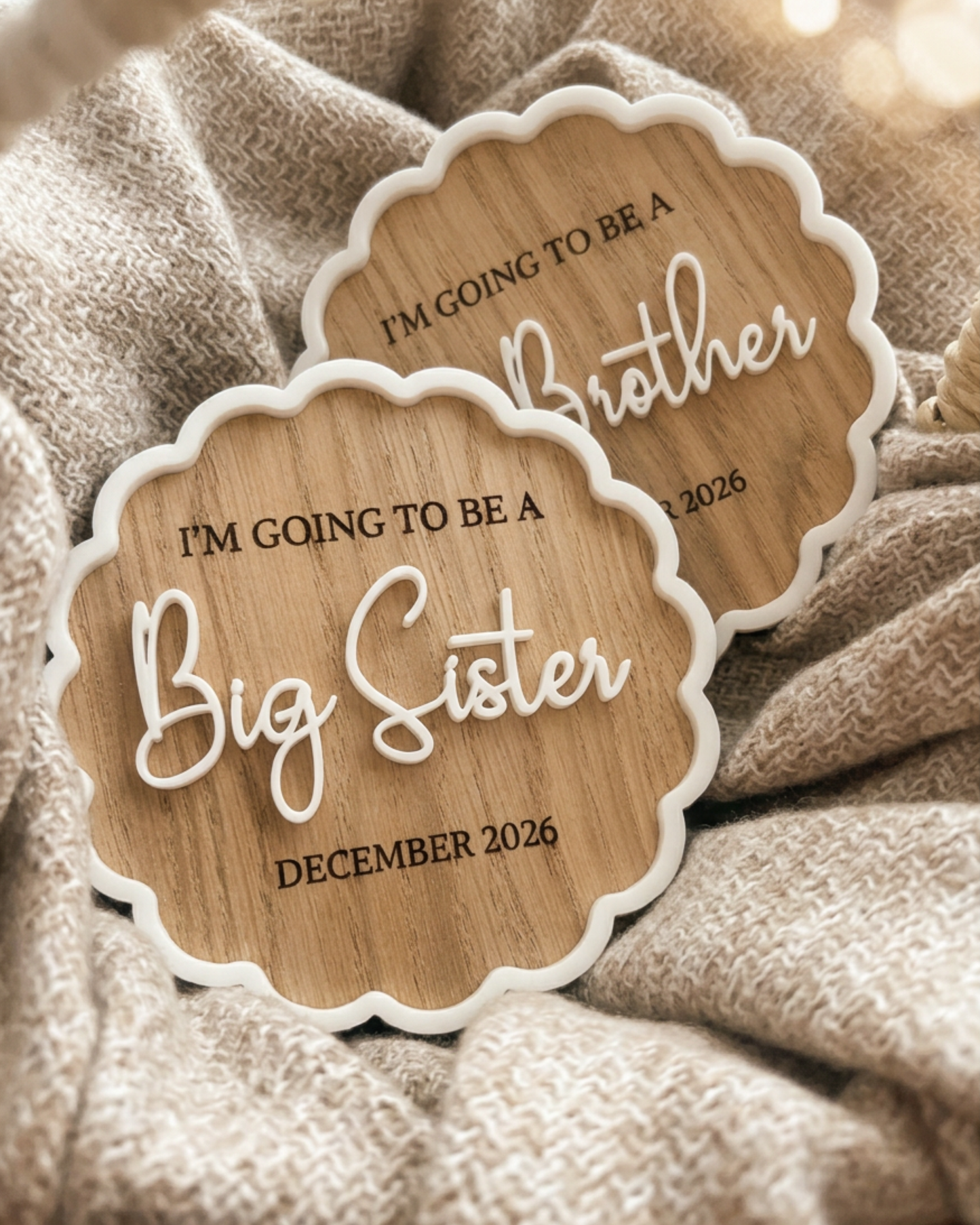 Big Brother or Big Sister Pregnancy Announcement Sign