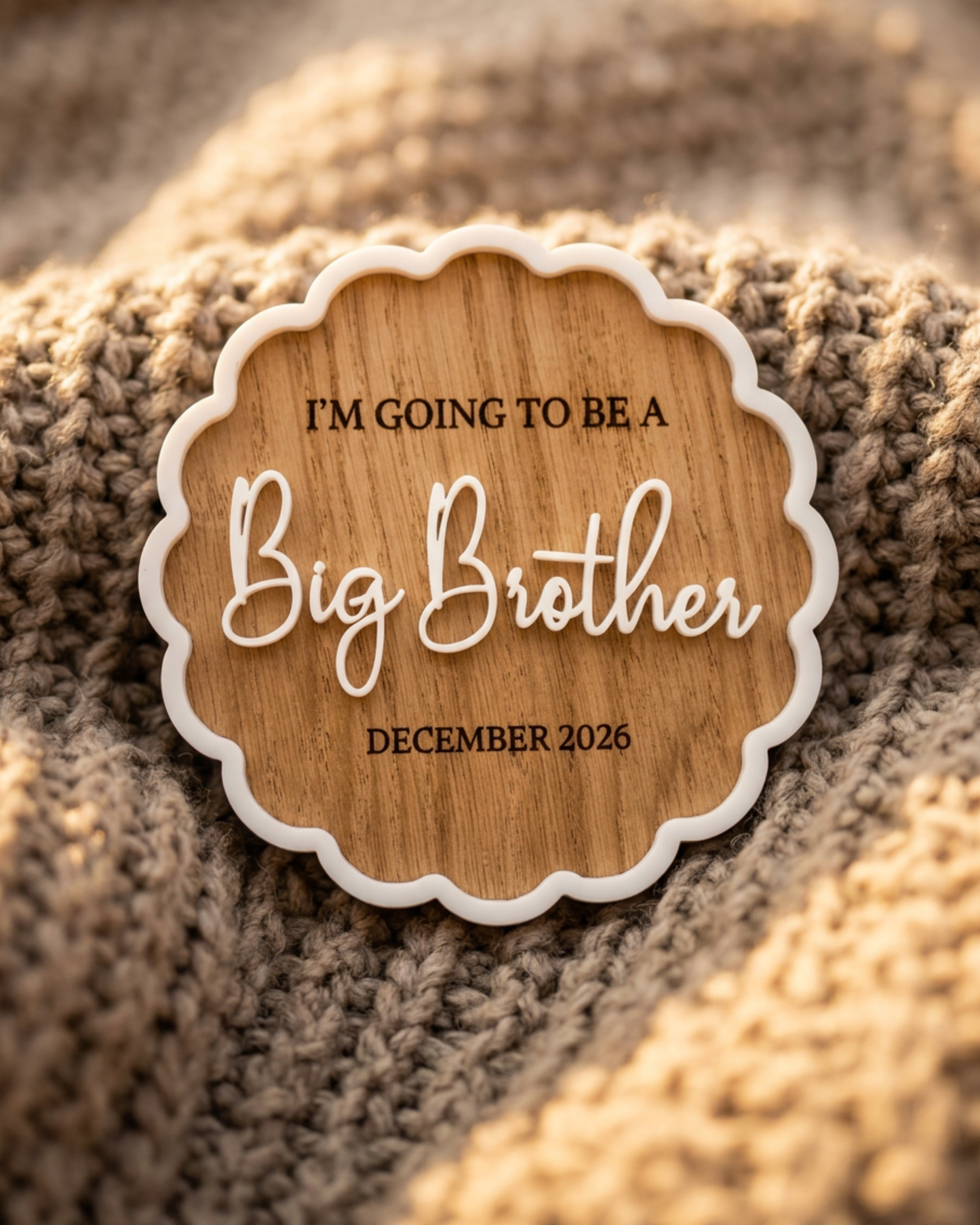 Big Brother or Big Sister Pregnancy Announcement Sign