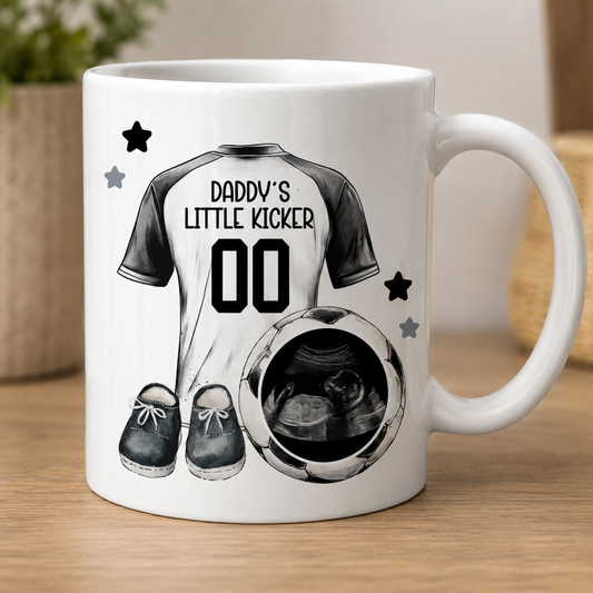 Personalised Daddy’s Little Kicker Mug